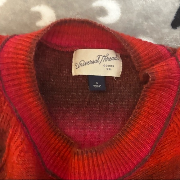 Warm Red Sweater Top - UniversalThreads - Picture 2 of 3